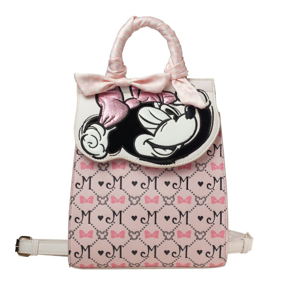 Danielle Nicole Disney Minnie Mouse Monogram Backpack Still in Plastic